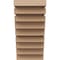 Ekena Millwork 4"W x 4"D x 8"H Wide Landon Rough Cedar Woodgrain TimberThane Corbel, Primed Tan CORUR04X04X08LANRCPR - alternate 3